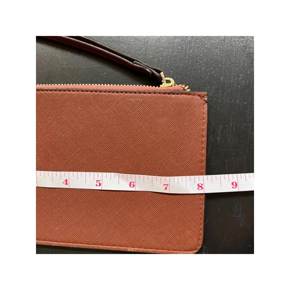 Kate Spade Wristlet Terracotta Saffiano Leather Slim Pouch‎ OS